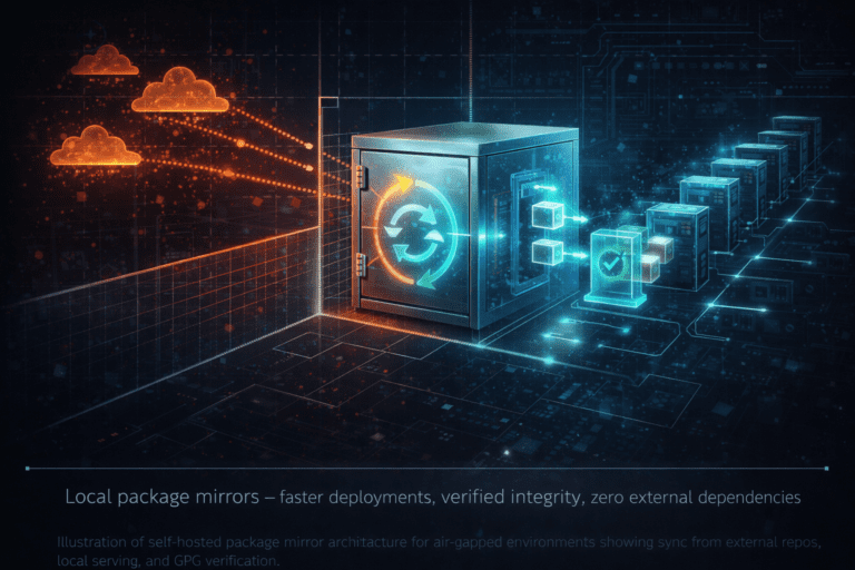 Building a Self-Hosted Package Mirror for Air-Gapped and Hardened Environments