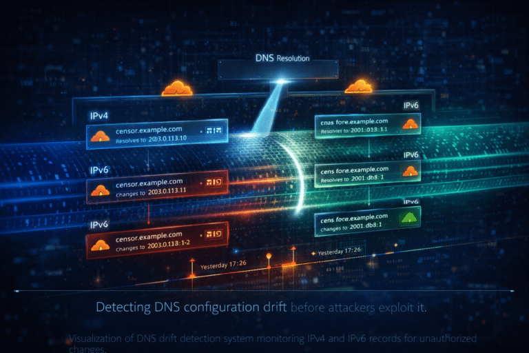 Building a DNS Drift Detection Workflow for Dual-Stack Security Monitoring